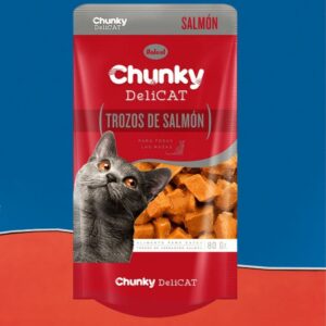 Chunky DeliCat Comida Húmeda Con Salmón 80 gr