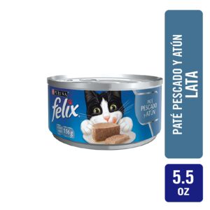Alimento Húmedo Gato Felix Paté Pescado Y Atun - 156 g