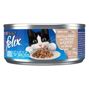 Alimento Húmedo Gato Felix Paté Pavo - 156 gr
